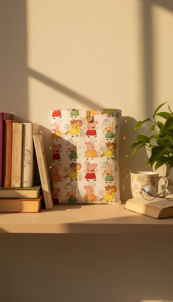 Funda de libro acolchada de Pepa Pig