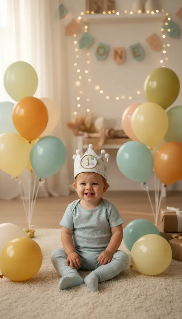 Corona cumpleaños Picos