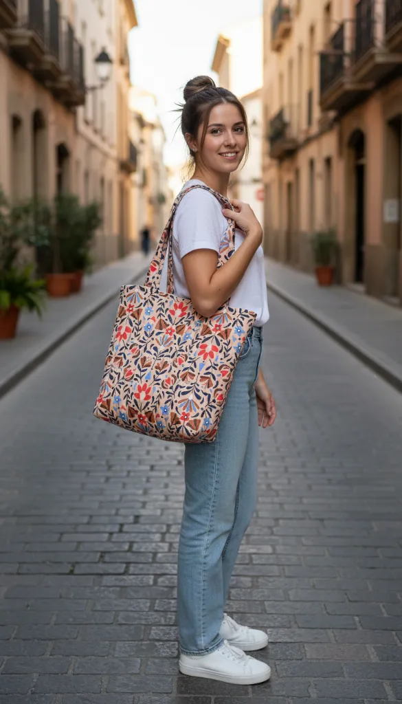 Tote bag acolchado lazada